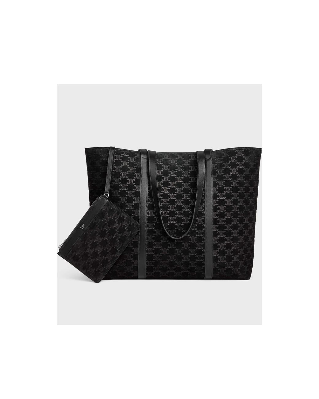 Céline Black Horizontal Museum Bag for men