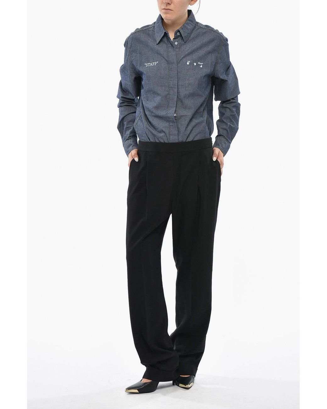 DSquared² Black Tailored Trousers