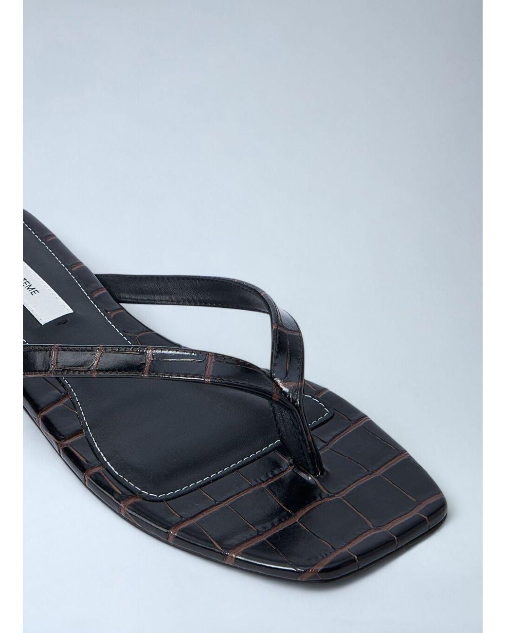 Totême  Multicolor Totême Embossed Flat Sandals