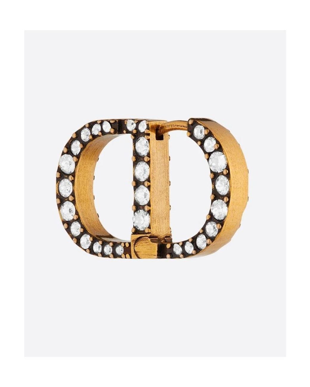 Dior White 30 Montaigne Earrings