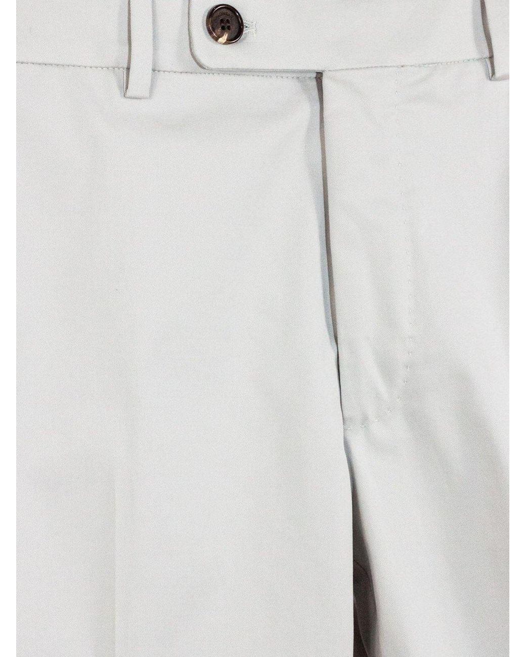 Incotex White Rtw Slim-Fit Pants for men