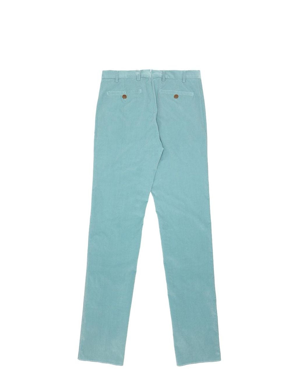 Ferragamo Blue Straight Casual Pants for men