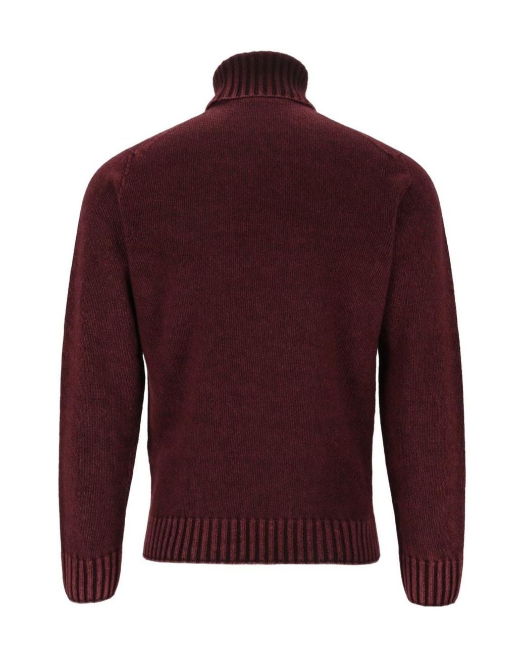 Al Duca D'aosta Red Turtleneck Sweater for men