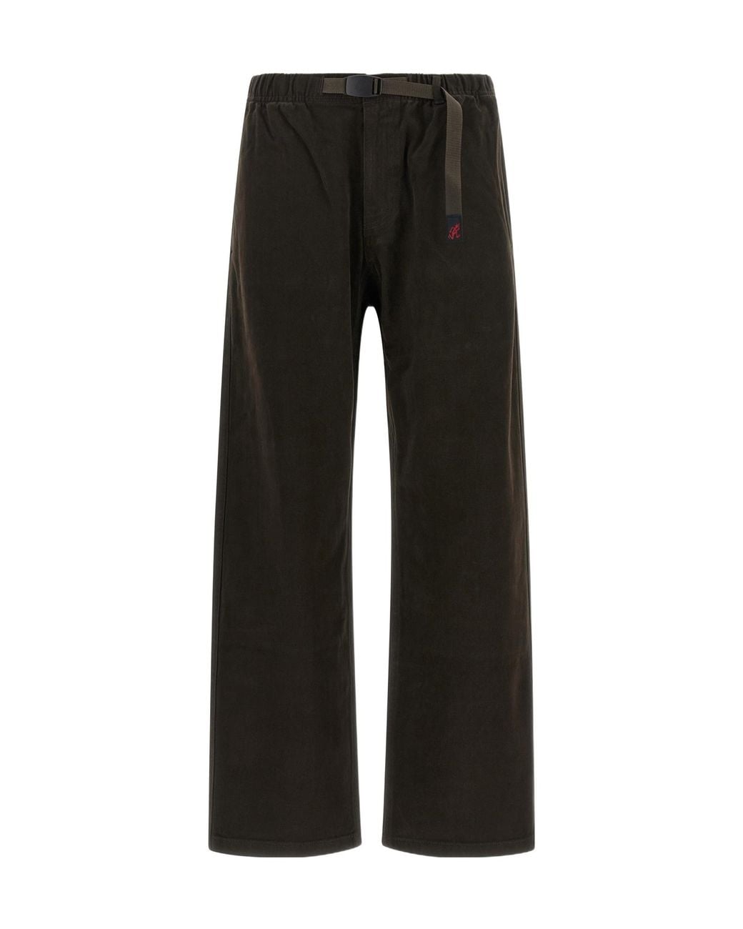 Gramicci Black Winter Twill Classic Straight-Leg Pants for men