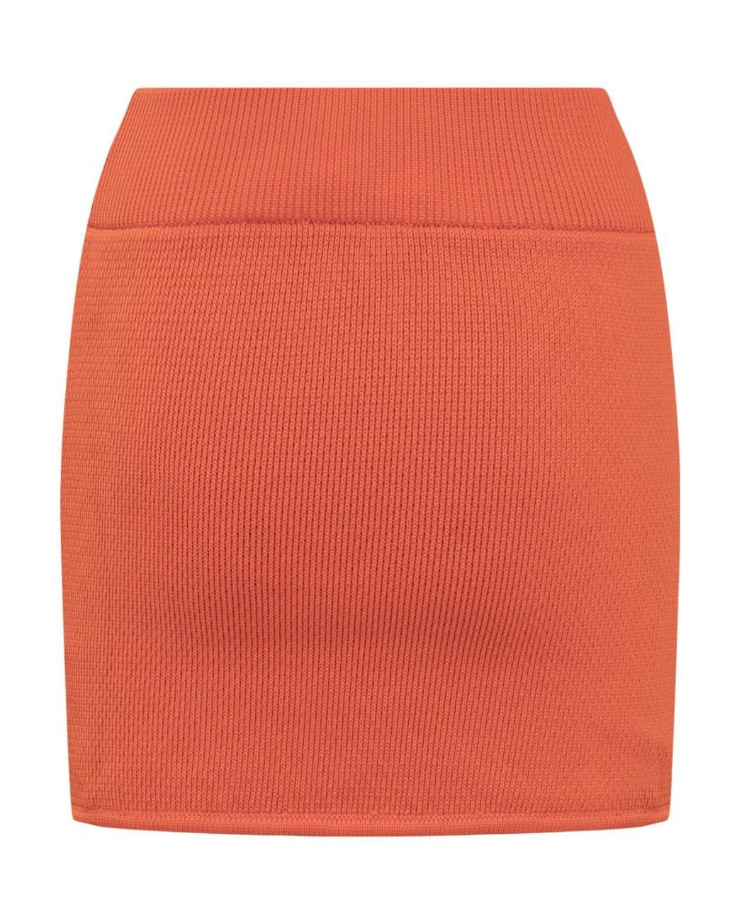 Isabel Marant Orange Chic Mini Skirt For Stylish Outfits