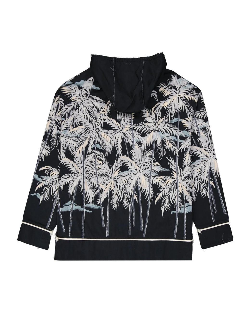 Palm Angels Black Long-Sleeved Sweater for men