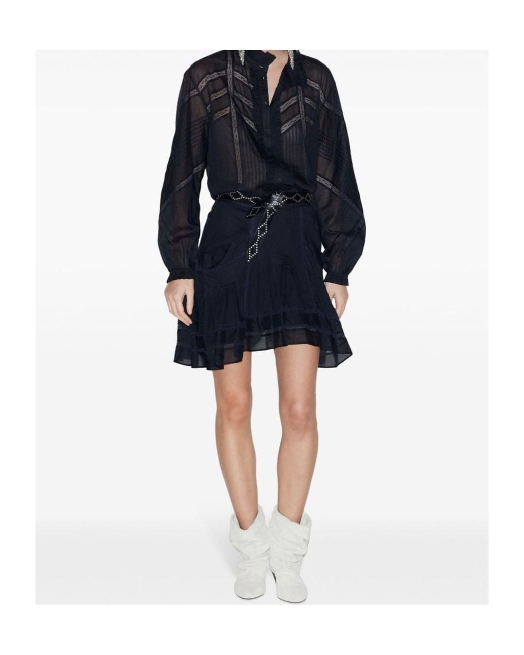 Isabel Marant Blue Gaia Blouse