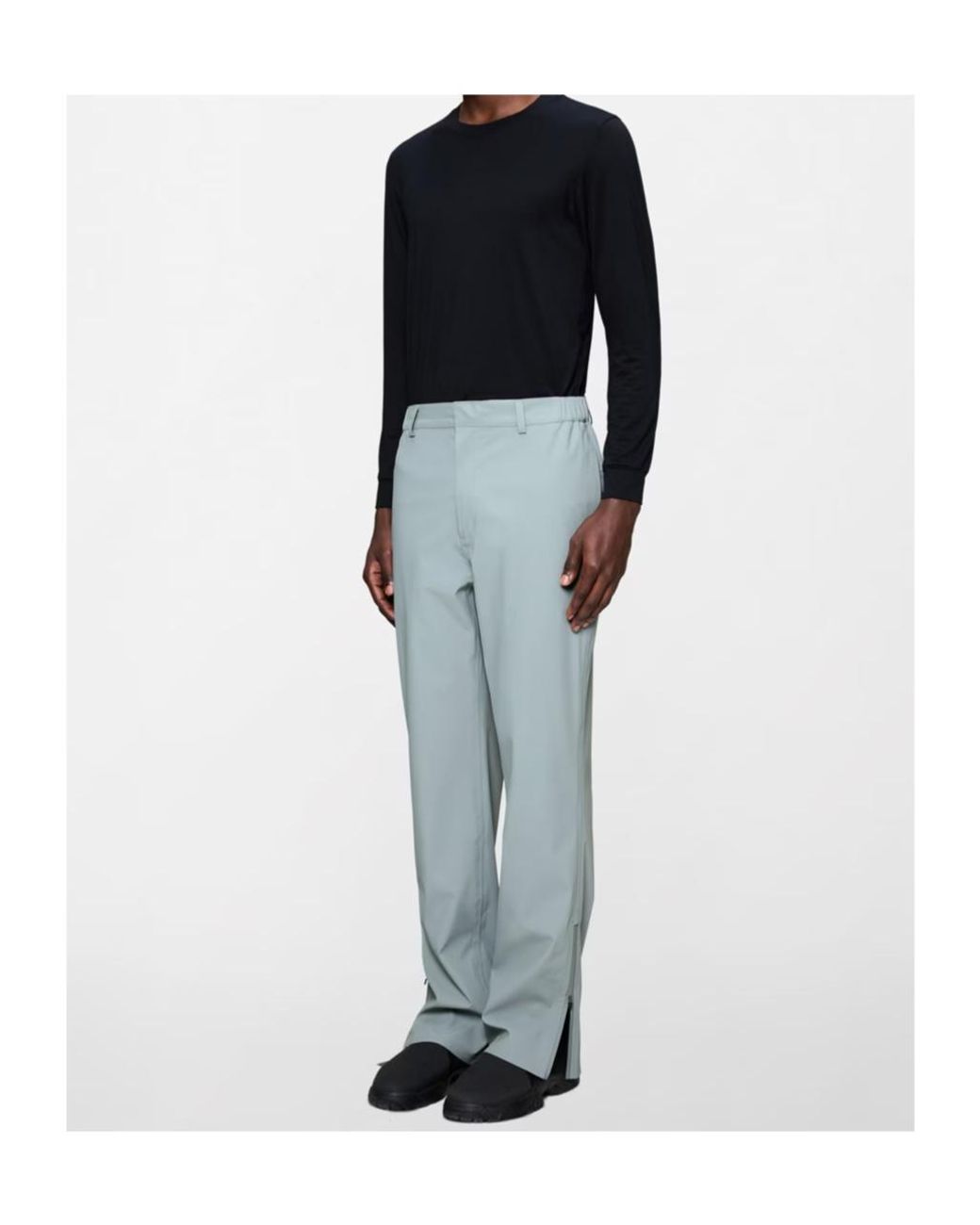 Rains Blue Hard-Shell Waterproof Casual Pants