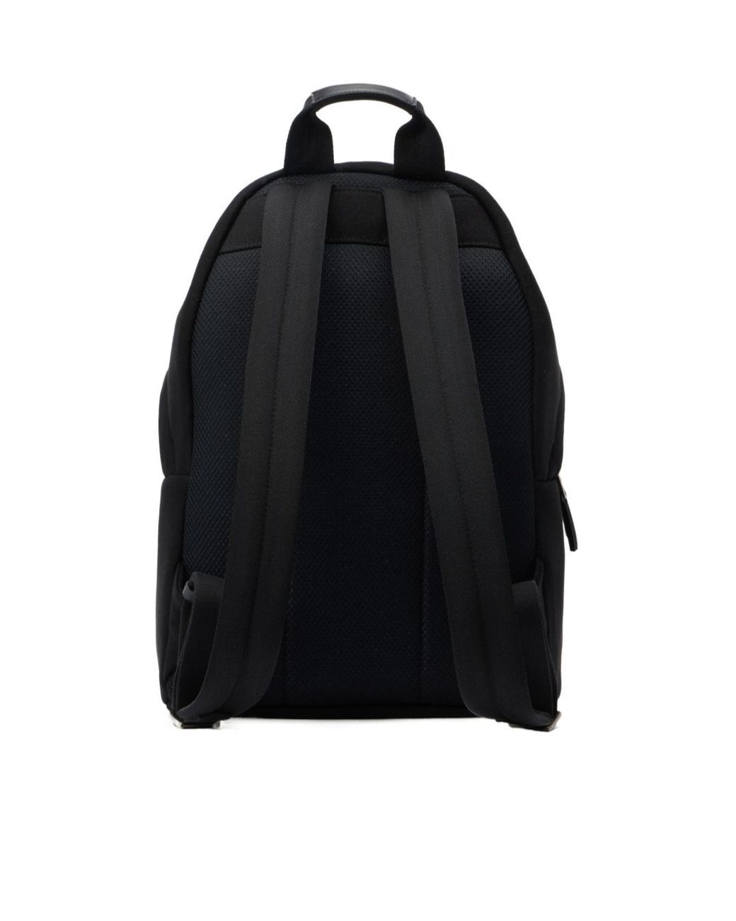 Palm Angels Black Logo Printed Zipped Backpack for men