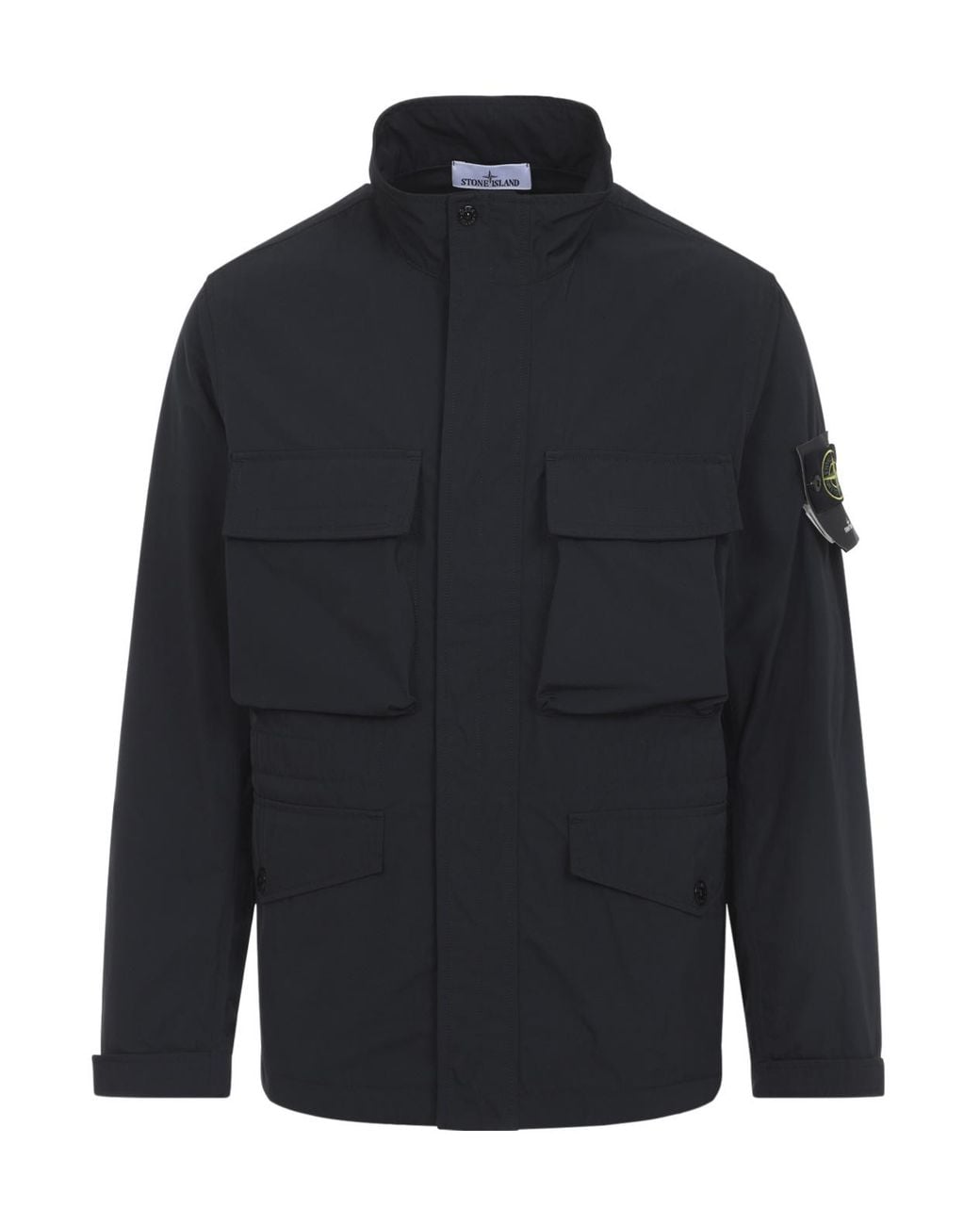 Stone Island Blue Polyester Jacket for men