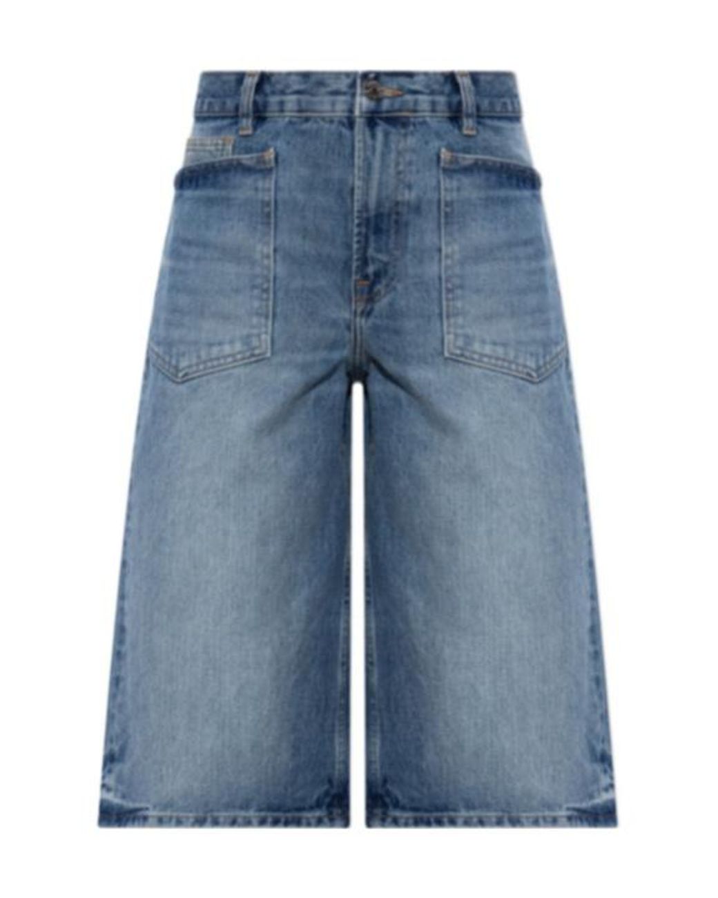 Samsøe & Samsøe Blue Samsøe Samsøe Saveyra Denim Bermuda Shorts