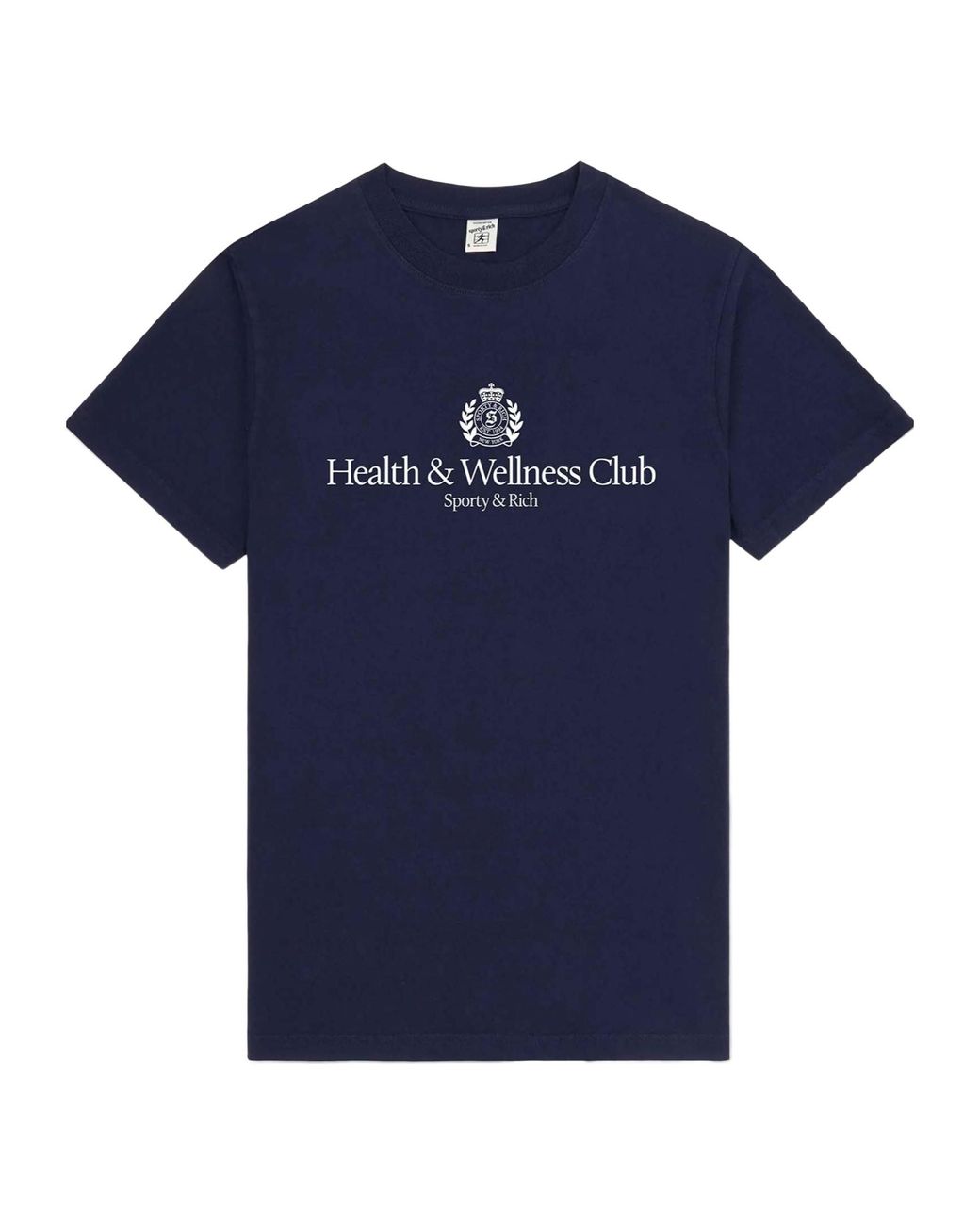 Sporty & Rich Blue Crew-Neck T-Shirt