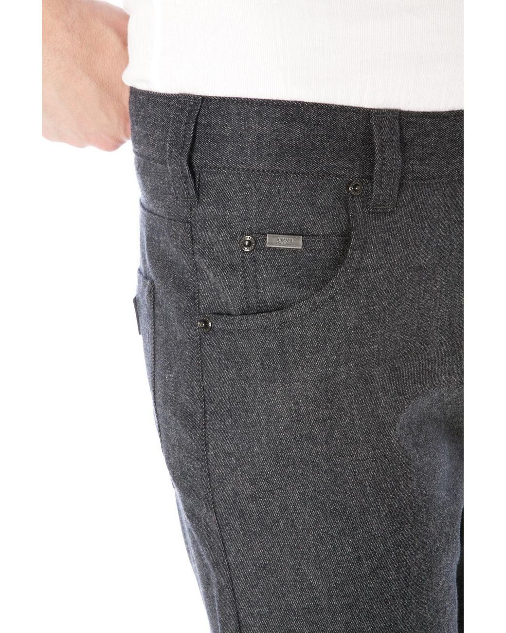 Armani Jeans Gray Slim Jeans for men