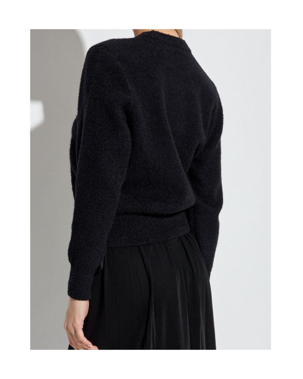 Alexander Wang Blue Textured-Finish Jumper