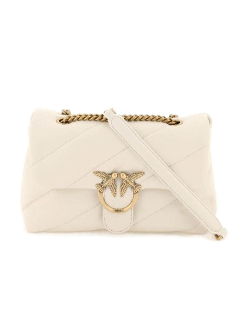 Pinko Natural Love Classic Puff Maxi Quilted Shoulder Bag