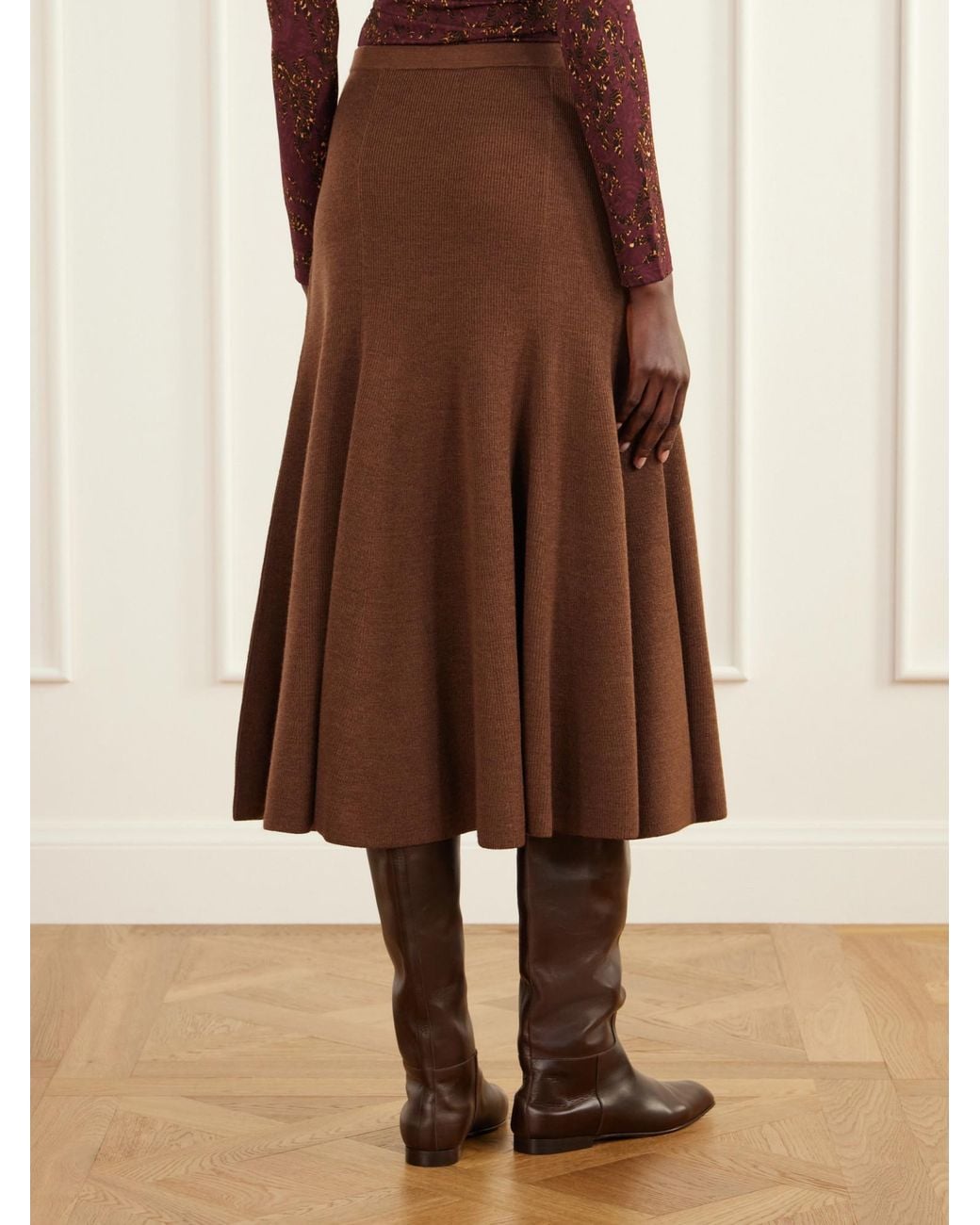 Ulla Johnson Brown Knit Skirt