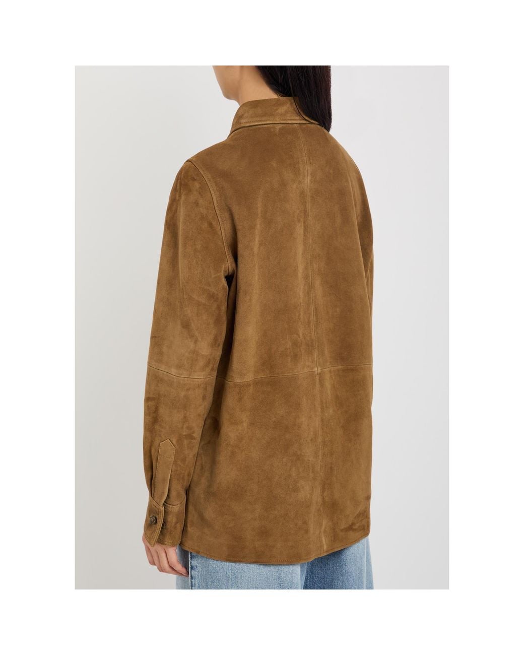 Rohe Brown Simple And Casual Shirt