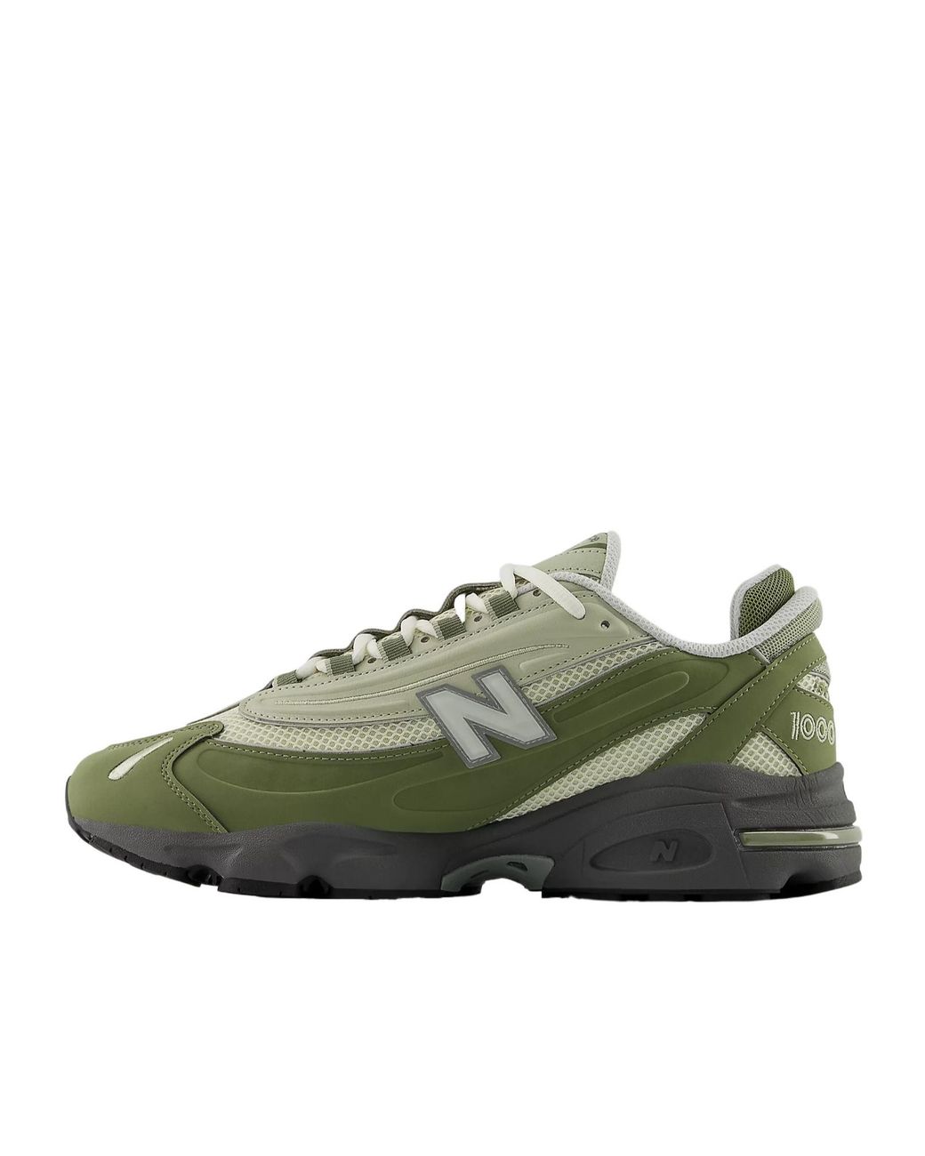 New Balance Green 1000 Lace-Up Sneakers for men