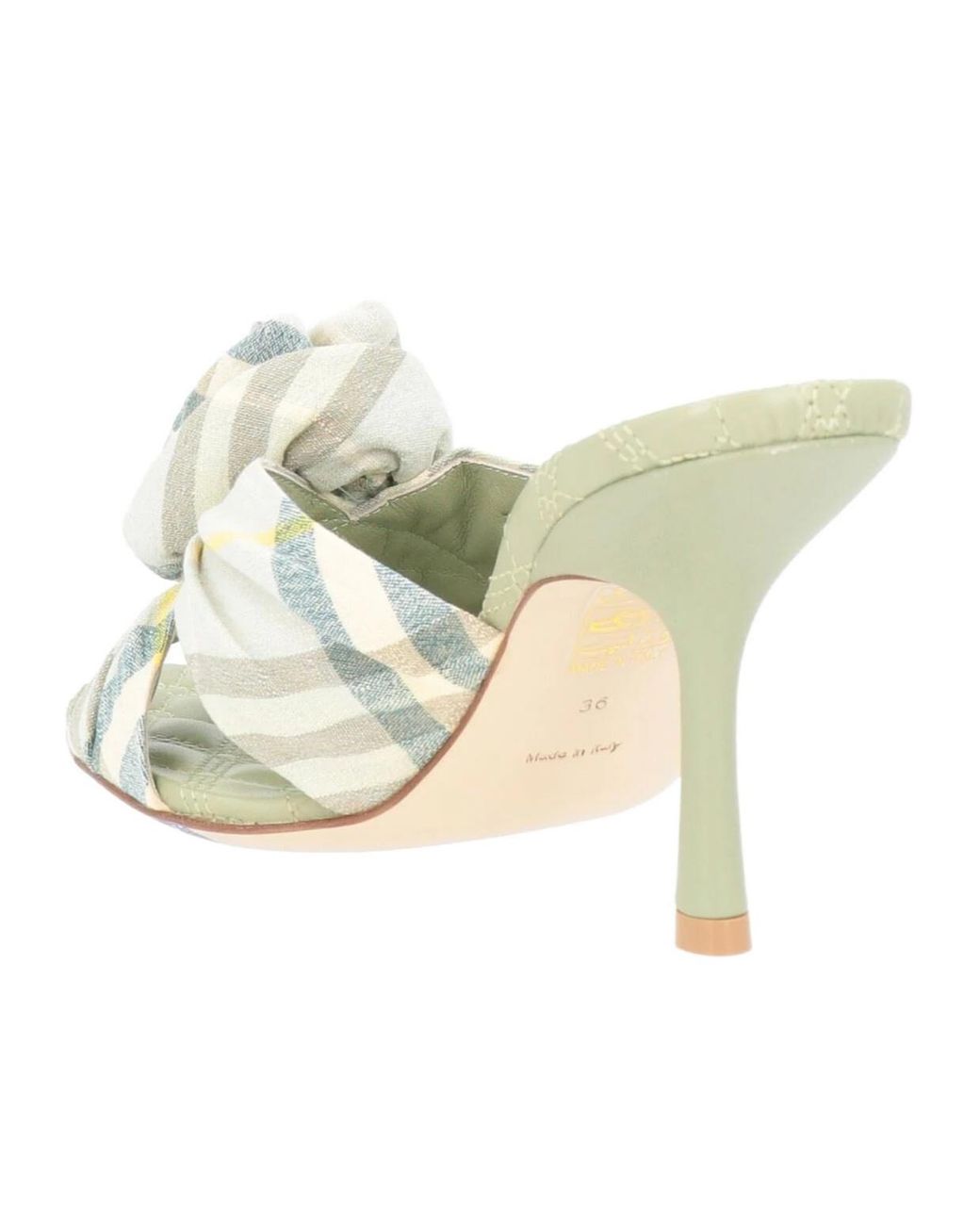 Burberry Natural Lattice Sandals