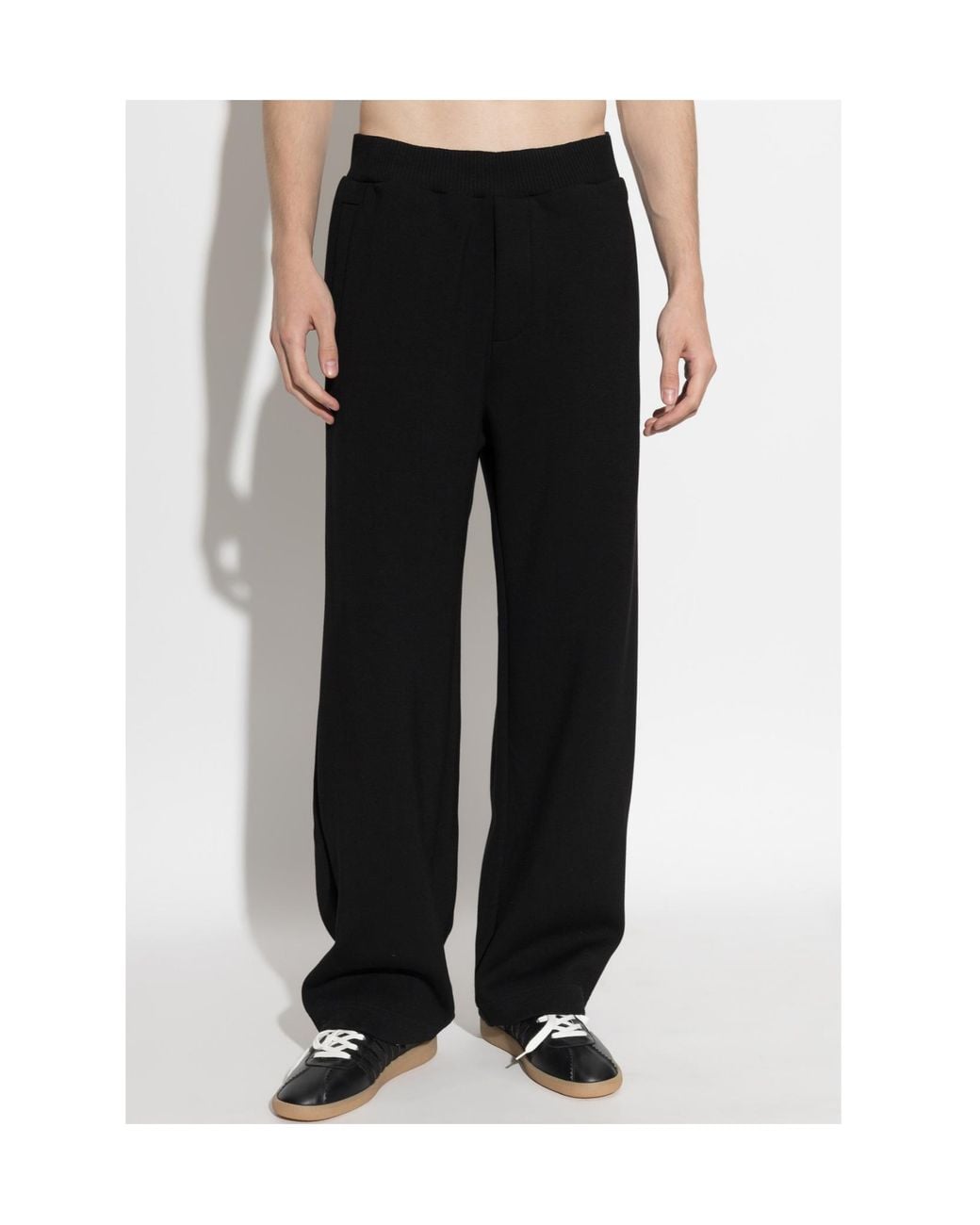 DSquared² Black Logo Relaxed Sweatpants for men