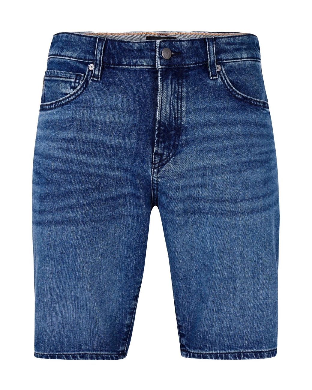 Boss Blue Versatile Denim Shorts for men