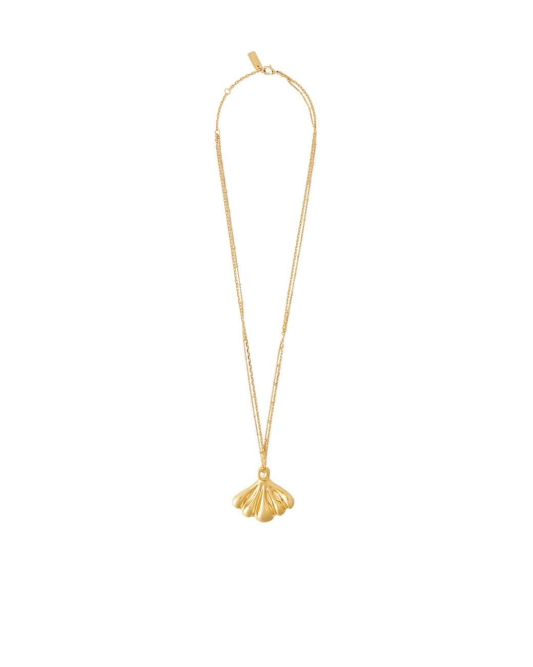 Chloé White Minimalist Pendant Necklace