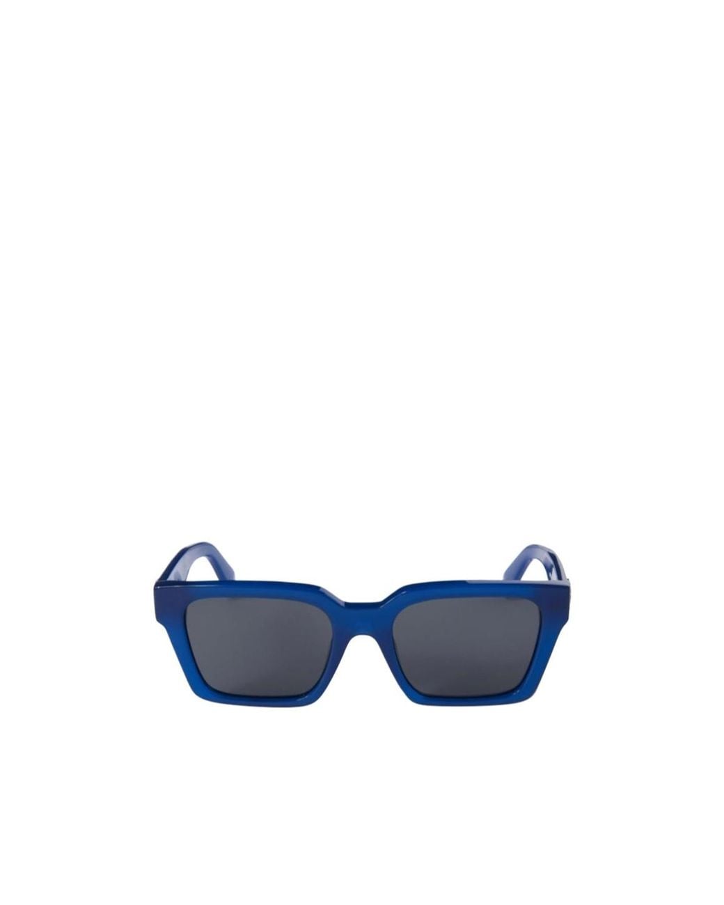 Off-White c/o Virgil Abloh Blue Square Frame Sunglasses for men
