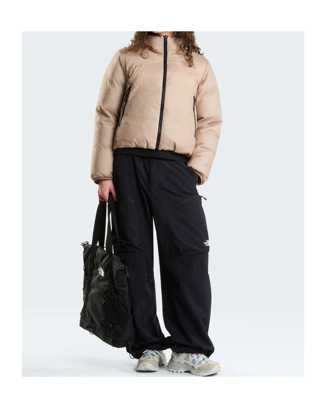 The North Face Natural Colorblock Down Jacket