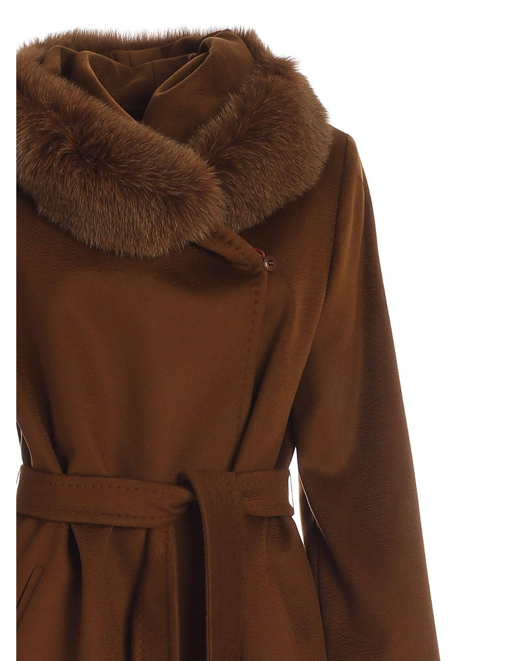 Max Mara Brown Logo Coat