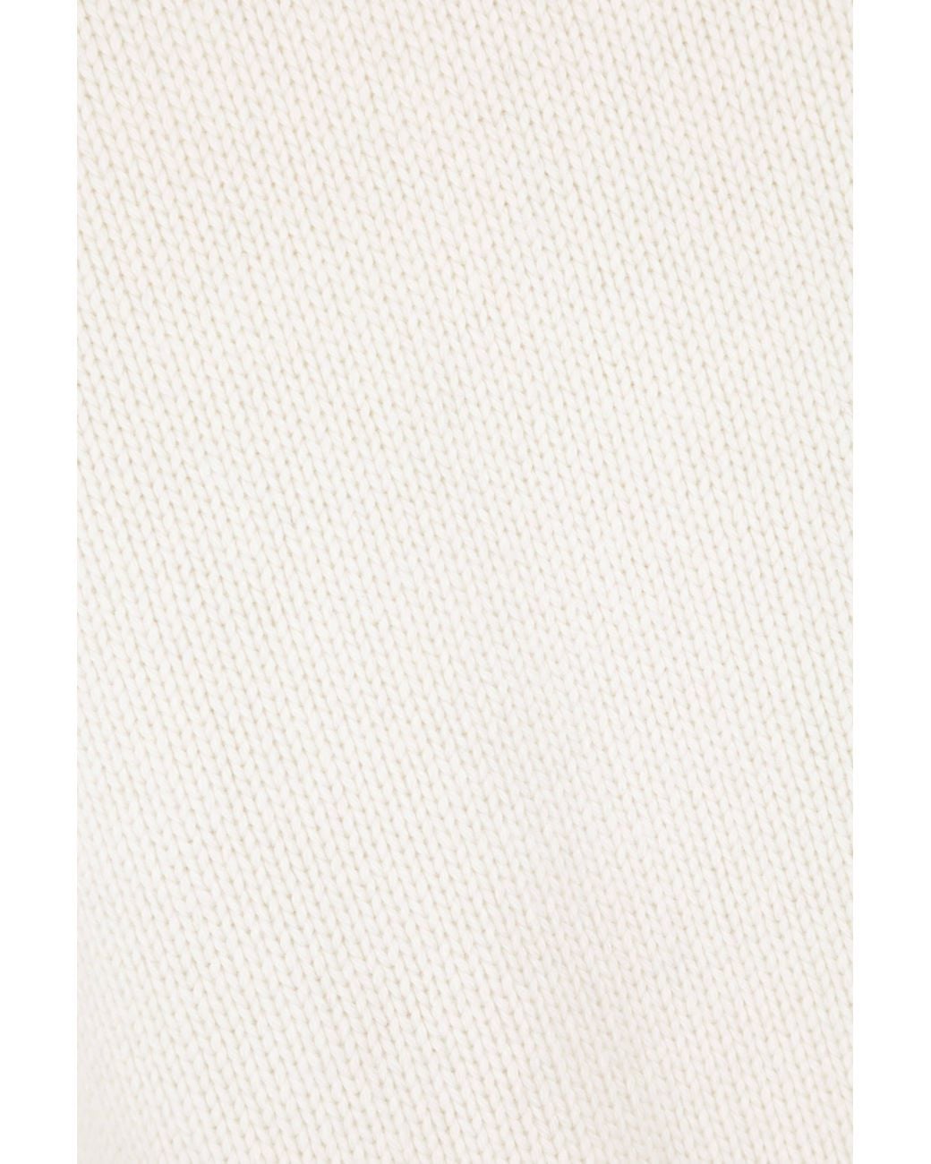 Chloé White Chloé Roll-Neck Knitted Jumper