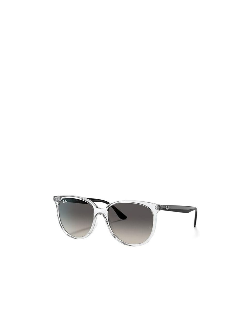 Ray-Ban White Round Frame Sunglasses