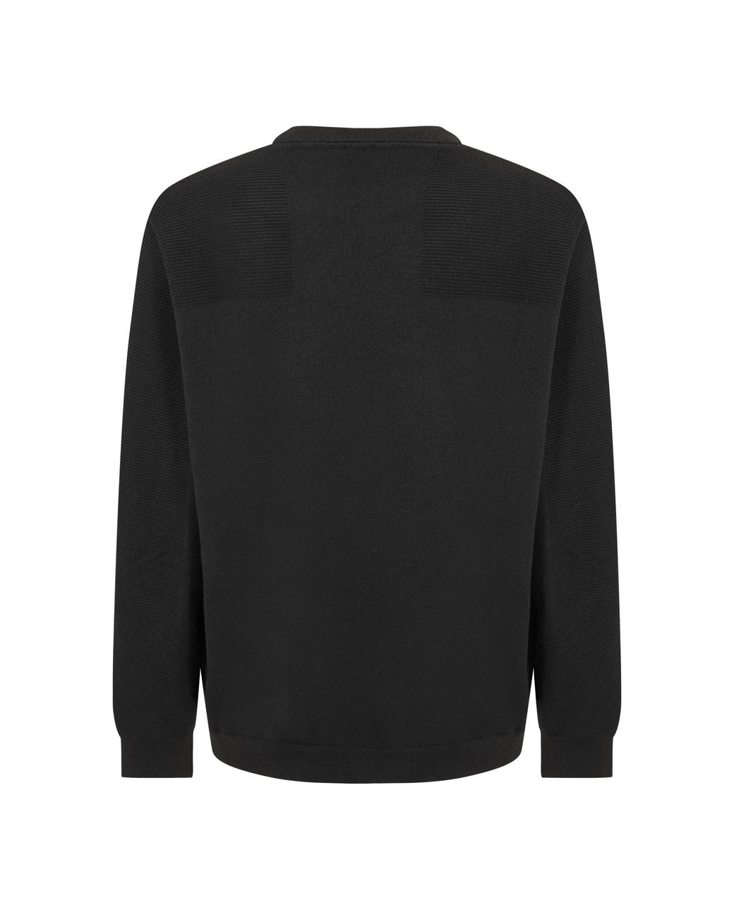 Boss Black Crew Neck Long-Sleeve Knit Top for men