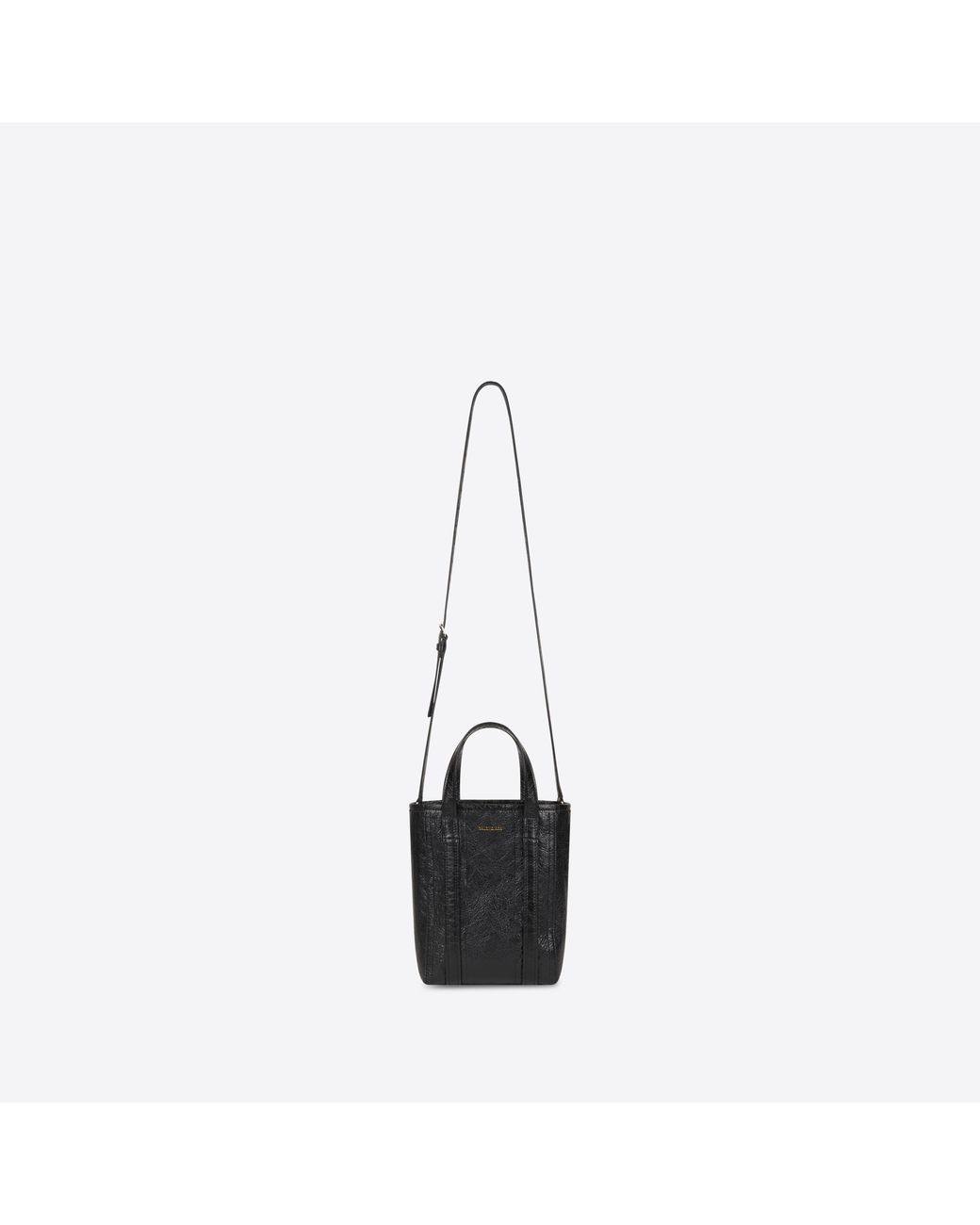 Balenciaga Black Barbes Small North-South Shopper Bag