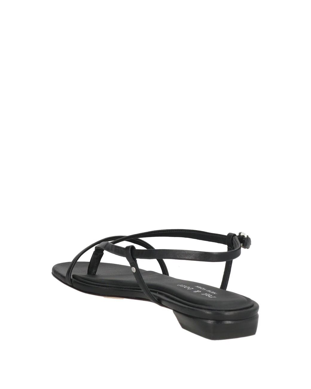 Rag & Bone Black Minimalist Leather Sandals