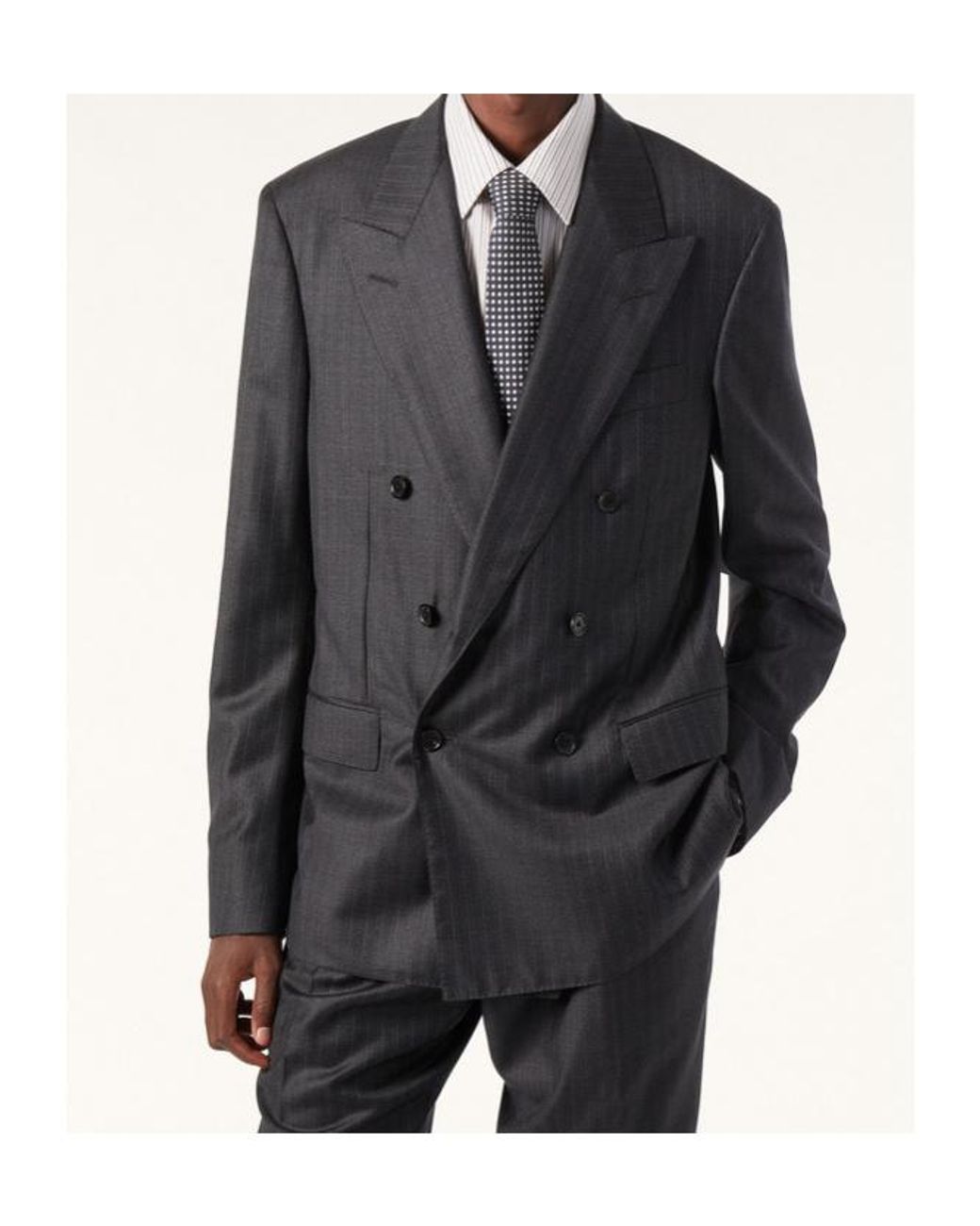 Loro Piana Black Milano Suit for men
