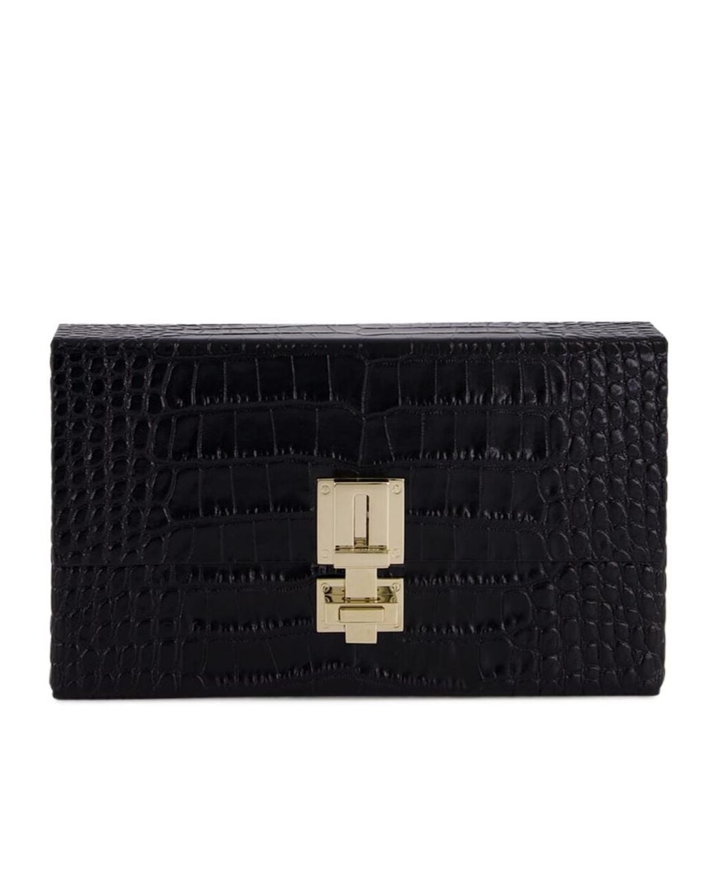 Tom Ford Black Embossed Box Pouch