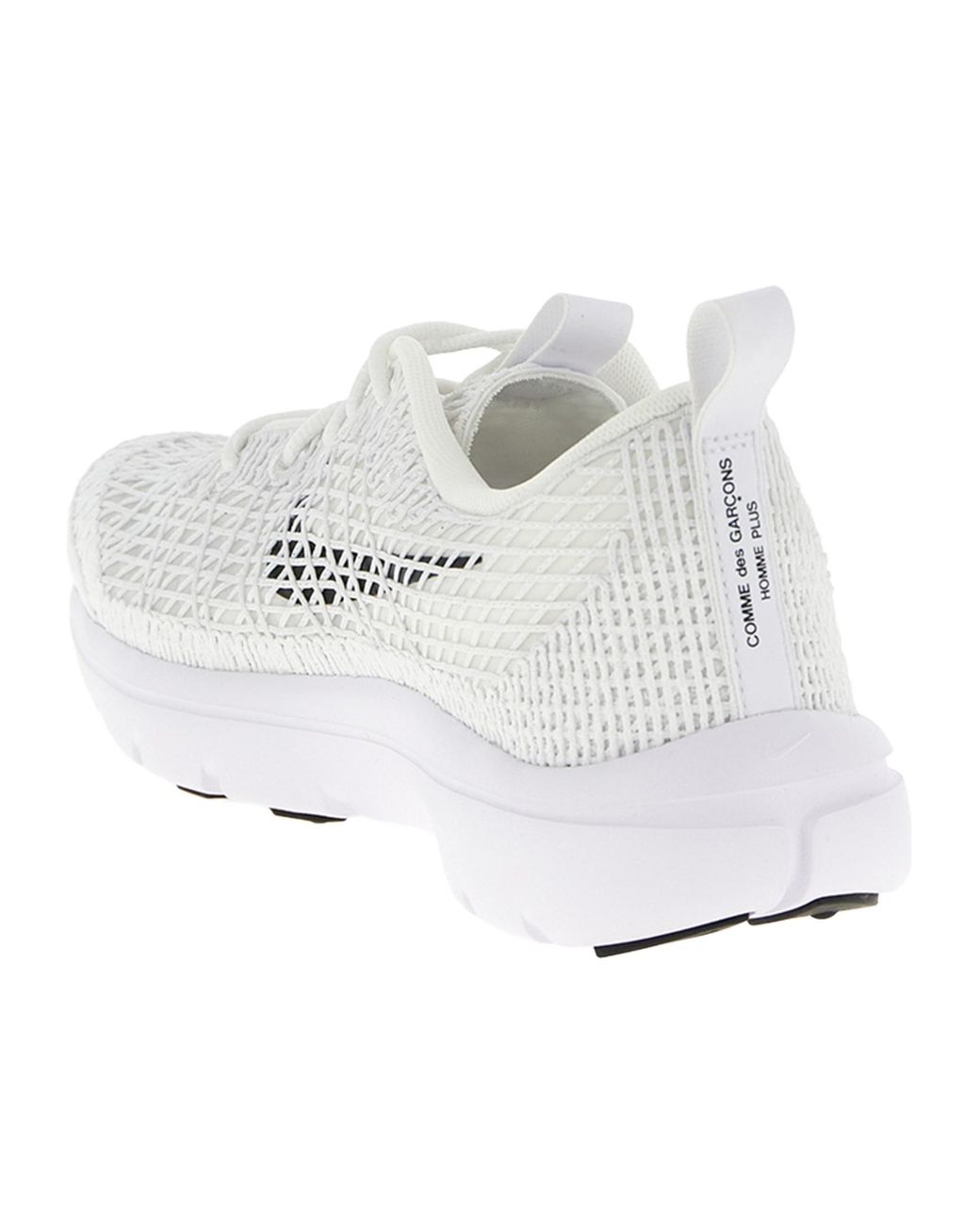 COMME DES GARCONS HOMME PLUS X NIKE White X Nike Rejuven8 Sp Logo Sneakers for men