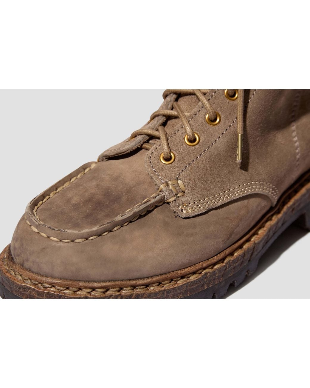 Visvim Brown High-Top Lace-Up Boots for men