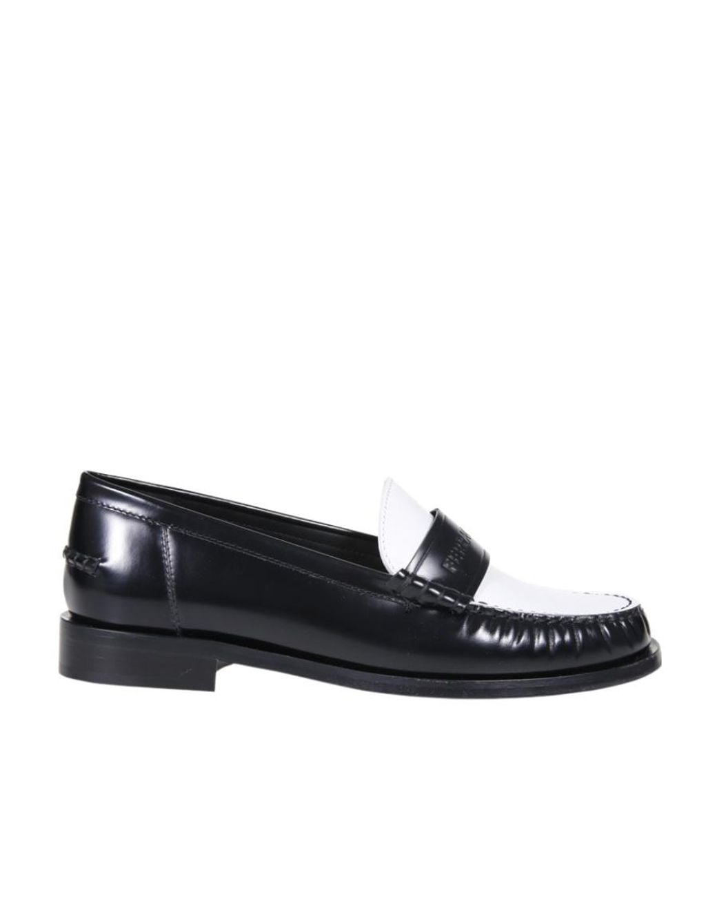 Ferragamo Black Ferragamo Two-Toned Slip-On Loafers