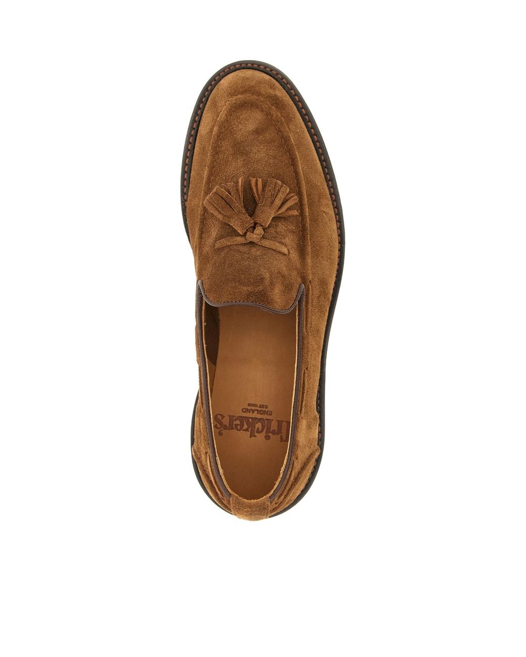 Tricker's Brown Tassel Loafers for men