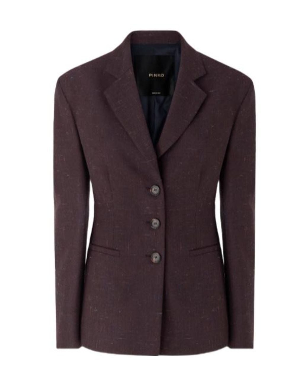 Pinko Purple Single-Breasted Blazer