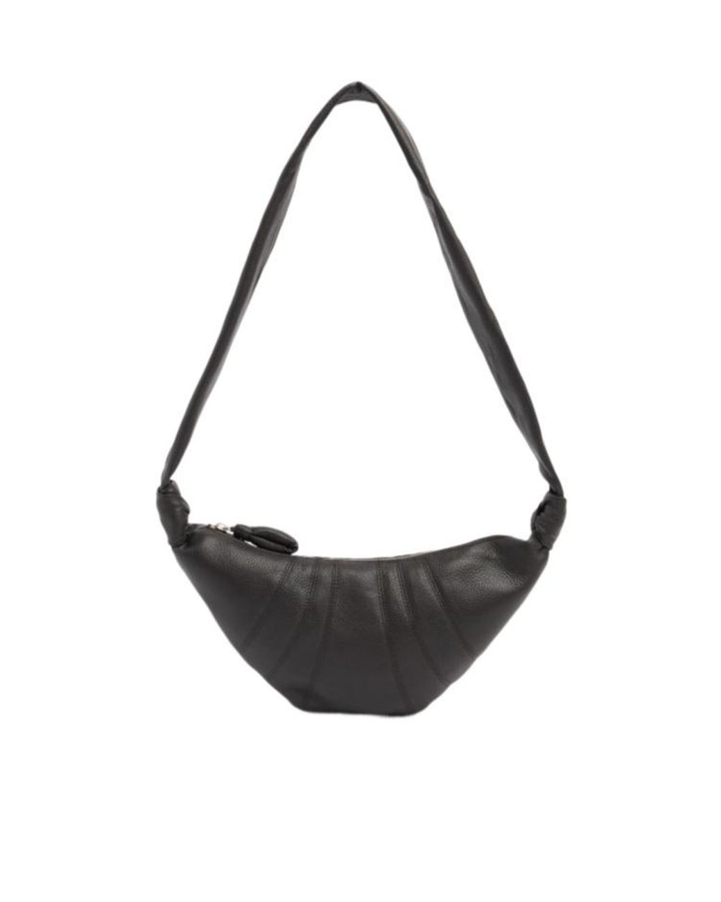 Lemaire Black Longstrap Crescent Bag for men