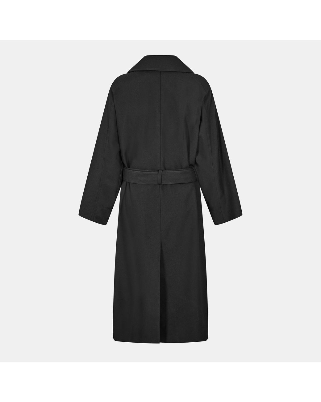 Saint Laurent Black Long Trench Coat for men