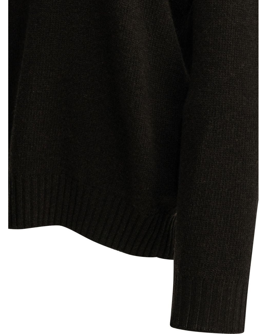 Prada Black Long-Sleeved Crewneck Knitted Jumper