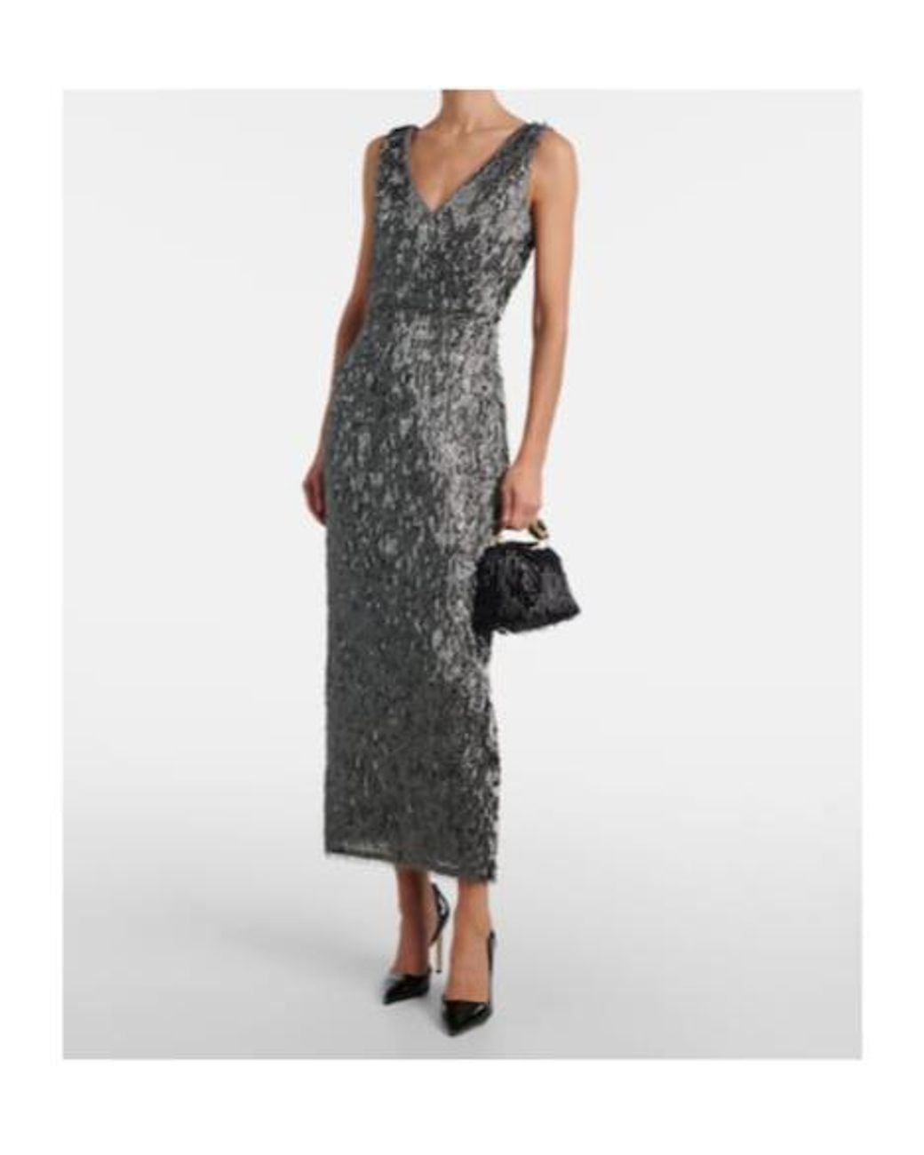 Erdem Multicolor Embellished Cocktail Dress