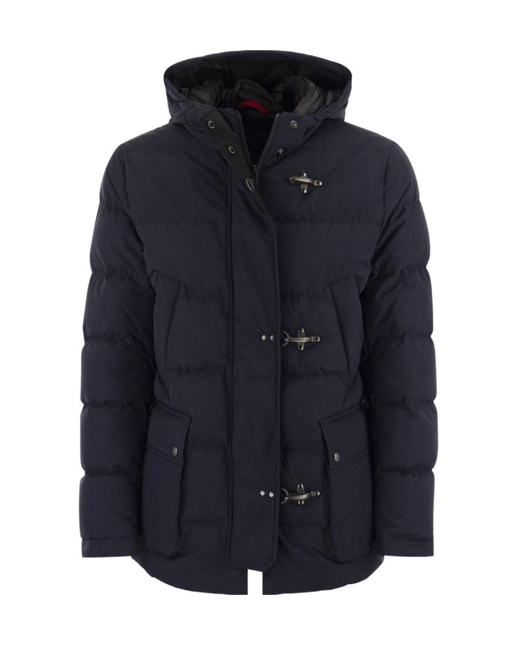 Fay Blue 3 Ganci Piuma Hooded Jacket for men