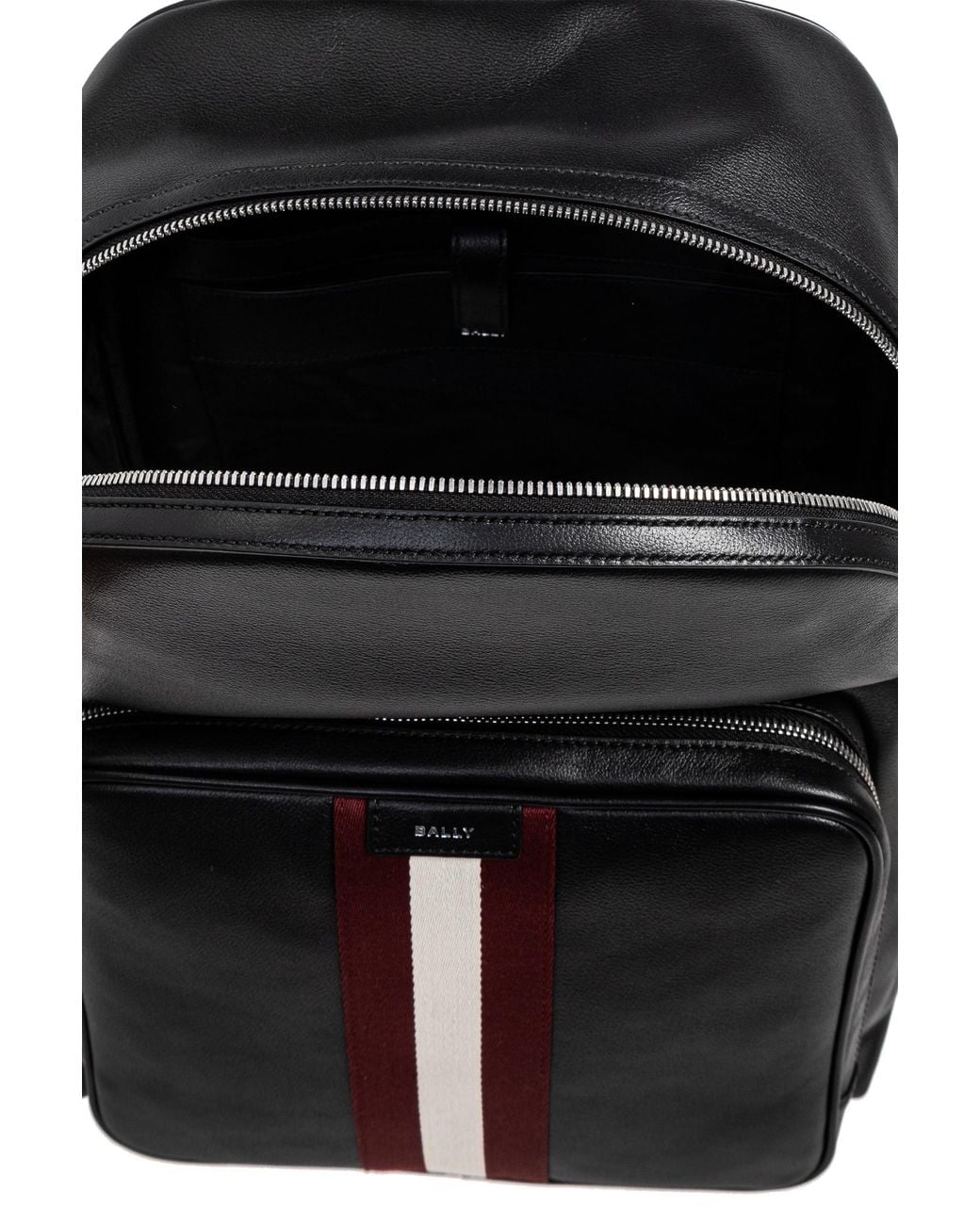 Bally Black Code Backpack for men