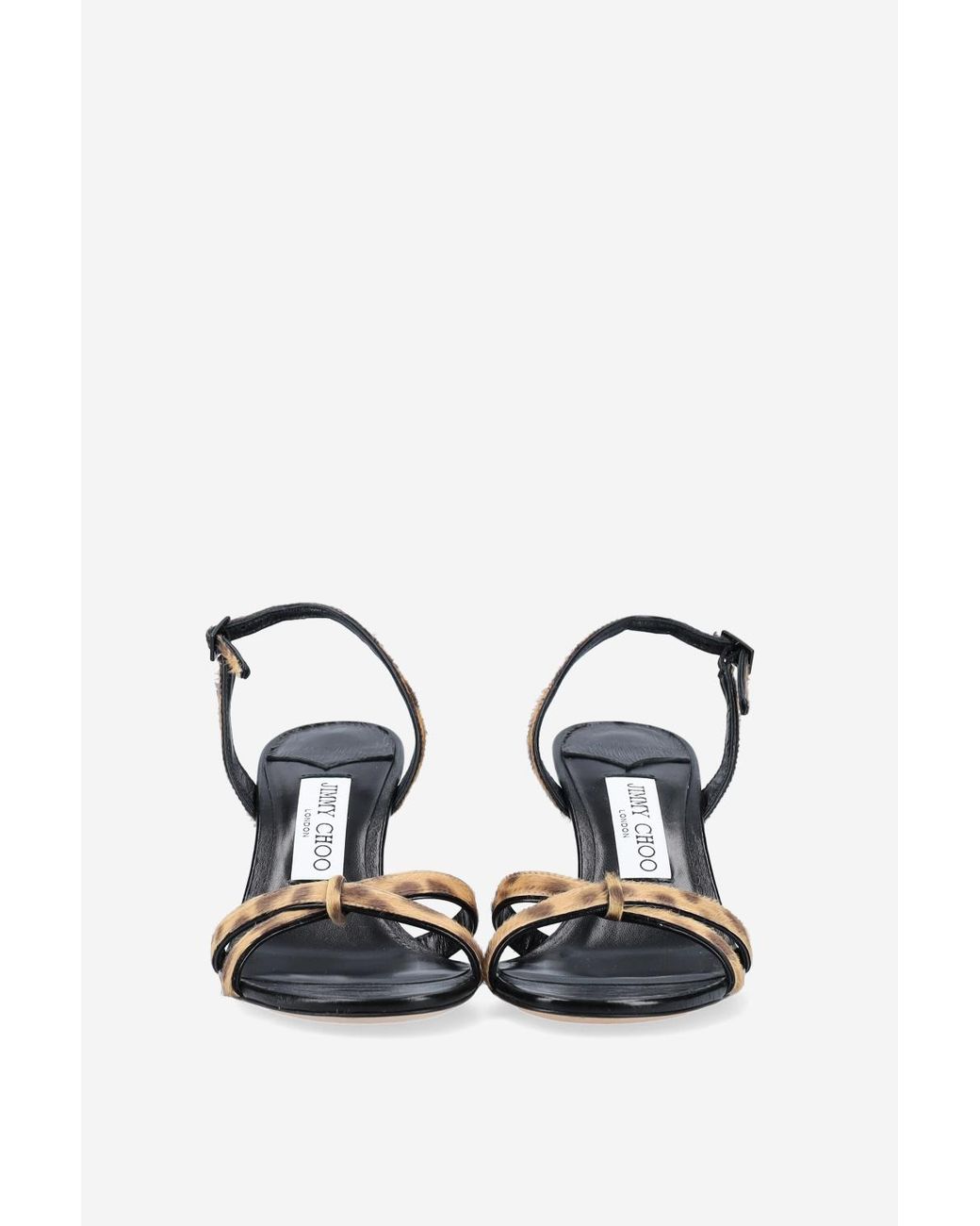 Jimmy Choo Metallic Elsy 70 High-Heeled Sandals