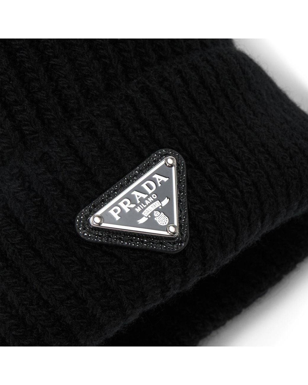Prada Black Simple Hat for men