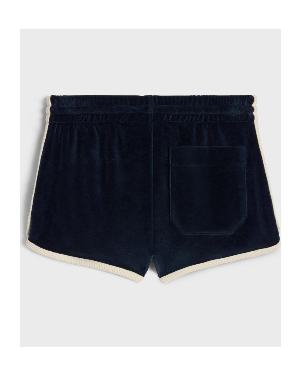 Céline Blue Triomphe Mini Shorts